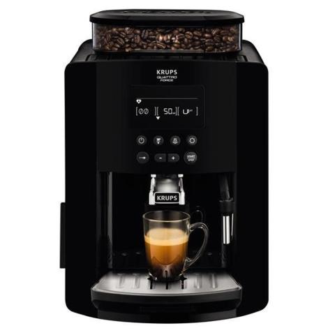 Robot cafe full auto 15bars broyeur metal 260gr 2mugs 1,7l lcd 2 favori   yy3074fd