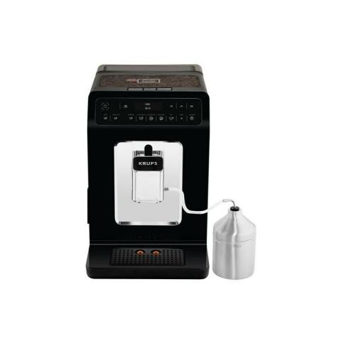 Robot cafe full-auto 15bars broyeur metal evidende noir - Krups