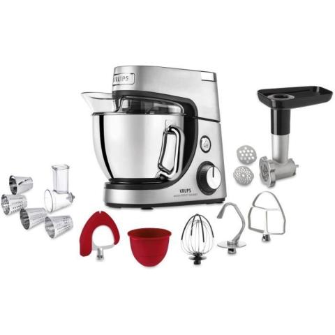 Robot de cuisine - KRUPS - KA 631D - 1100 W - 4,6 l - Fonction pulse