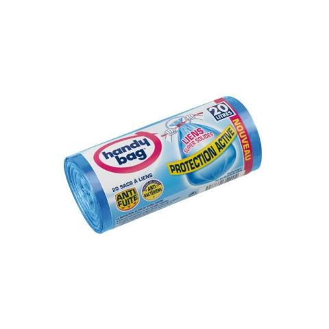 SAC POUBELLE HANDY BAG 20L X20 BLEU (Vendu par 1) SAC POUBELLE HANDY BAG 20L X20 BLEU (Vendu par 1)