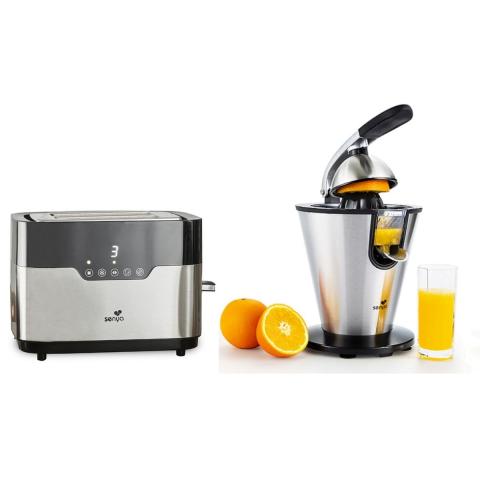 Set petit déjeuner grille-pain tactile et Presse agrumes Set petit déjeuner grille-pain tactile et Presse agrumes