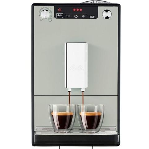 Solo E950-777, cafetière superautomatique avec moulin, 15 bars, grains d'espresso, nettoyage automatique, personnalisable, gris sable - Melitta Solo E950-777, cafetière superautomatique avec moulin, 15 bars, grains d'espresso, nettoyage automatique, personnalisable, gris sable - Melitta