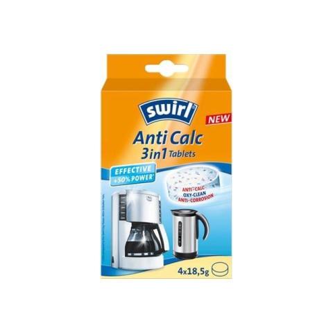 Swirl Anti Calc 3in1 Détartreur 18.5 g (pack de 4) Swirl Anti Calc 3in1 Détartreur 18.5 g (pack de 4)