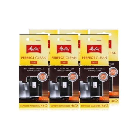 Tablettes de nettoyage - MELITTA - 6762481 - Lot de 6 - Compatible BB4376799 - Pour machines à café
