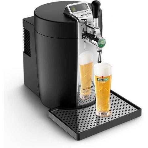 Tireuse à bière - Krups - BEERTENDER - 5L - Indicateur de température - Design noir et chrome