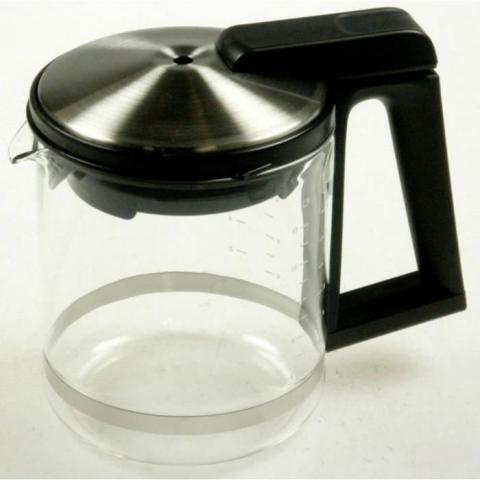 Verseuse avec filtre et couvercle pour cafetière KRUPS - Capacité 1,2L - Noir Verseuse avec filtre et couvercle pour cafetière KRUPS - Capacité 1,2L - Noir