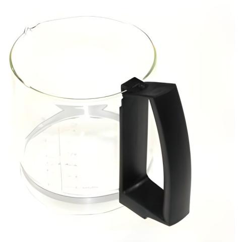 Verseuse noire pour cafetière KRUPS - Modèle 468B - Pièce d'origine constructeur Verseuse noire pour cafetière KRUPS - Modèle 468B - Pièce d'origine constructeur